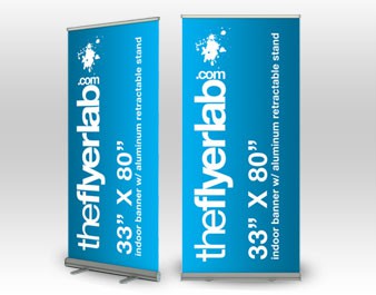 Indoor Vinyl Banner With Stand