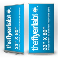 Indoor Vinyl Banner With Stand